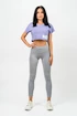 Koszulka damska Nebbia POWERHOUSE Oversized Crop Top purple