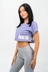 Koszulka damska Nebbia POWERHOUSE Oversized Crop Top purple