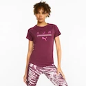 Koszulka damska Puma  Run 5K Logo Tee Grape Wine M