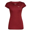 Koszulka damska Salewa  Puez melange dry W T-shirt Syrah melange