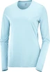 Koszulka damska Salomon  Agile LS Tee Crystal Blue S