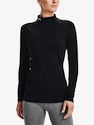 Koszulka damska Under Armour ColdGear Authentics Mockneck-BLK