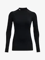 Koszulka damska Under Armour ColdGear Authentics Mockneck-BLK