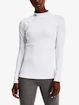 Koszulka damska Under Armour ColdGear Authentics Mockneck-WHT L