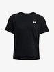 Koszulka damska Under Armour  Esential Cttn Stretch Tee-BLK