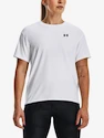 Koszulka damska Under Armour  Esential Cttn Stretch Tee-WHT S