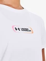 Koszulka damska Under Armour  GRADIENT PILL SS-WHT