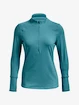 Koszulka damska Under Armour  Qualifier Run 2.0 1/2 Zip-BLU