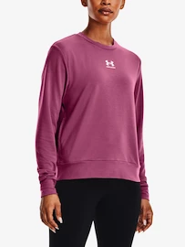 Koszulka damska Under Armour Rival Terry Crew-PNK