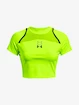 Koszulka damska Under Armour  Run Anywhere Crop SS-GRN