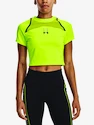 Koszulka damska Under Armour  Run Anywhere Crop SS-GRN XL