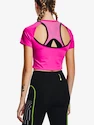 Koszulka damska Under Armour  Run Anywhere Crop SS-PNK