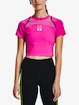 Koszulka damska Under Armour  Run Anywhere Crop SS-PNK