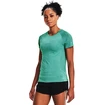 Koszulka damska Under Armour  Seamless Run SS-GRN