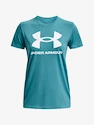 Koszulka damska Under Armour  SPORTSTYLE LOGO SS-BLU