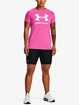 Koszulka damska Under Armour  SPORTSTYLE LOGO SS-PNK