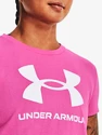 Koszulka damska Under Armour  SPORTSTYLE LOGO SS-PNK