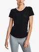 Koszulka damska Under Armour  Streaker Deco Diamond SS-BLK