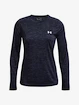 Koszulka damska Under Armour  Tech LS Crew Twist-NVY