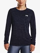 Koszulka damska Under Armour  Tech LS Crew Twist-NVY