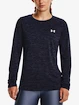 Koszulka damska Under Armour  Tech LS Crew Twist-NVY XS