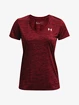 Koszulka damska Under Armour  Tech SSV - Twist-RED