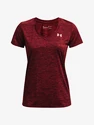 Koszulka damska Under Armour  Tech SSV - Twist-RED