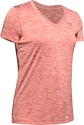 Koszulka damska Under Armour  Tech V-Neck Twist Red