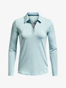 Koszulka damska Under Armour  Zinger MicroStripe LSPolo-BLU