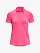 Koszulka damska Under Armour  Zinger Short Sleeve Polo-PNK