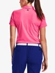 Koszulka damska Under Armour  Zinger Short Sleeve Polo-PNK