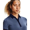 Koszulka damska Under Armour  Zinger SS Novelty Polo Mineral Blue