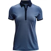 Koszulka damska Under Armour  Zinger SS Novelty Polo Mineral Blue XS