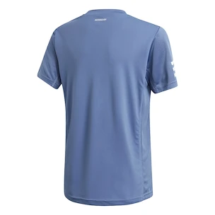 Koszulka dziecięca adidas  B Club 3STR Tee Blue 128 cm