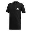 Koszulka dziecięca adidas  B Escouade Tee Black 128 cm