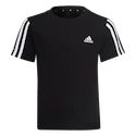 Koszulka dziecięca adidas  Essentials 3-Stripes T-Shirt Black 116 cm