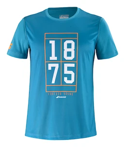 Koszulka dziecięca Babolat  Exercise Graphic Tee Blue