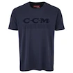 Koszulka dziecięca CCM Holiday SS Tee B Navy