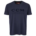 Koszulka dziecięca CCM Holiday SS Tee B Navy