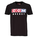 Koszulka dziecięca CCM Vintage Fall SS Tee Black