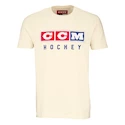 Koszulka dziecięca CCM Vintage Fall SS Tee Unbleached