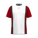 Koszulka dziecięca Head  CLUB 25 Tech T-Shirt Boys Red/White