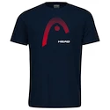 Koszulka dziecięca Head  Club Carl T-Shirt Junior Dark Blue 128 cm