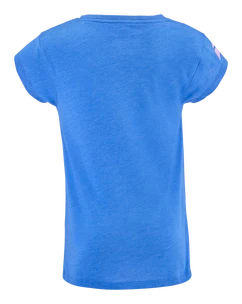 Koszulka dziewczęca Babolat  Exercise Cotton Tee Girl French Blue 6 - 8 lat