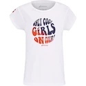 Koszulka dziewczęca Babolat  Exercise Cotton Tee Girl White