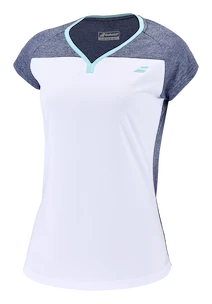 Koszulka dziewczęca Babolat  Play Cap Sleeve Top Girl 6 - 8 lat