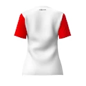 Koszulka dziewczęca Head  CLUB 25 Tech T-Shirt Girls Red/White