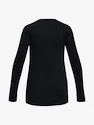 Koszulka dziewczęca Under Armour  CW Novelty LS Crew-BLK