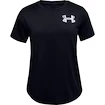 Koszulka dziewczęca Under Armour HeatGear SS Black