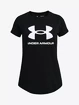 Koszulka dziewczęca Under Armour  Live Sportstyle Graphic SS-BLK